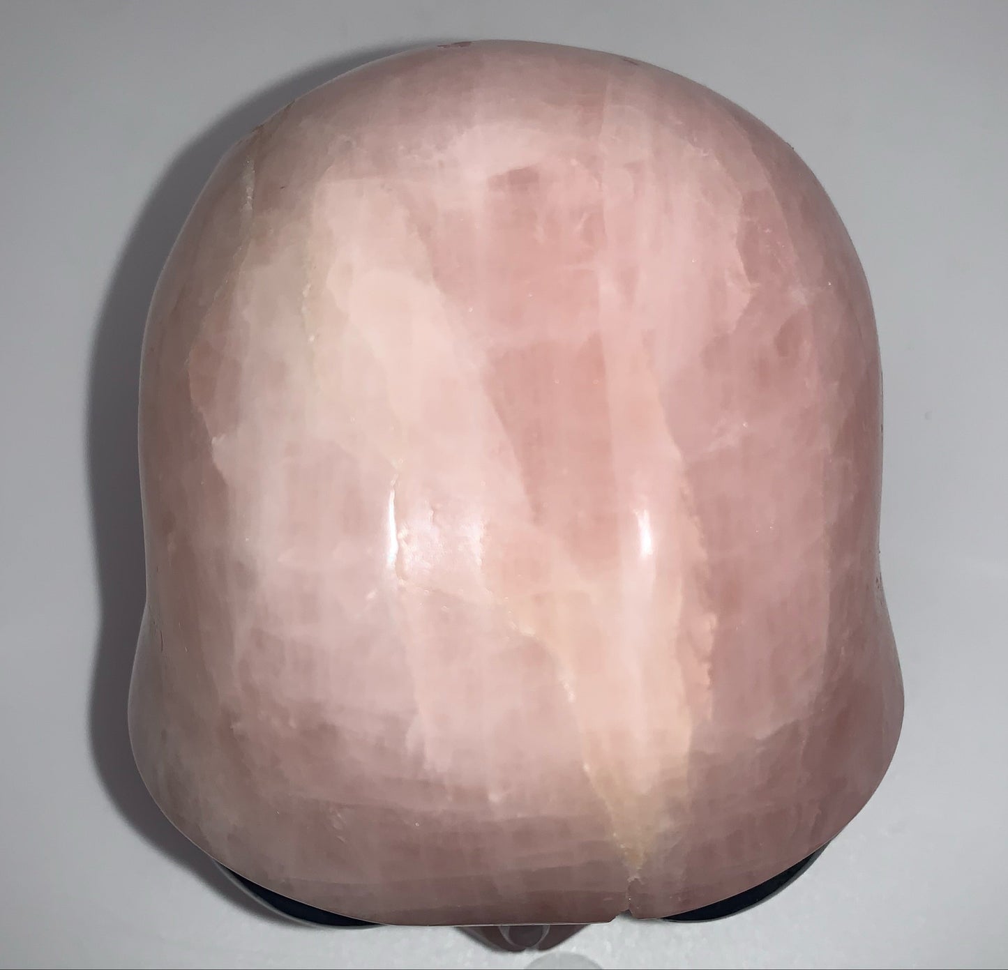 Ser estelar de cuarzo rosa de 4,8" con ojos de labradorita