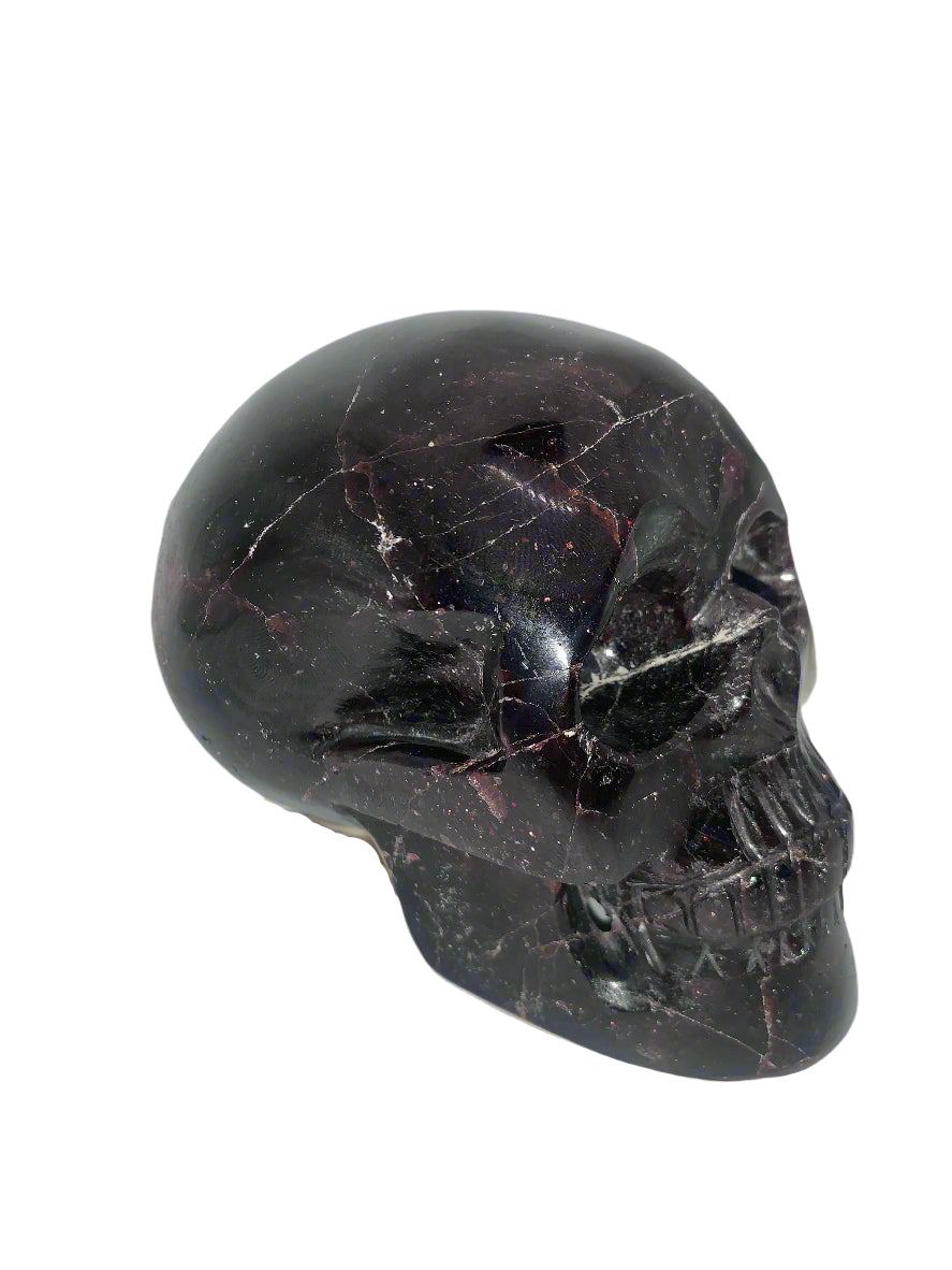 Calavera granate de 5,2"