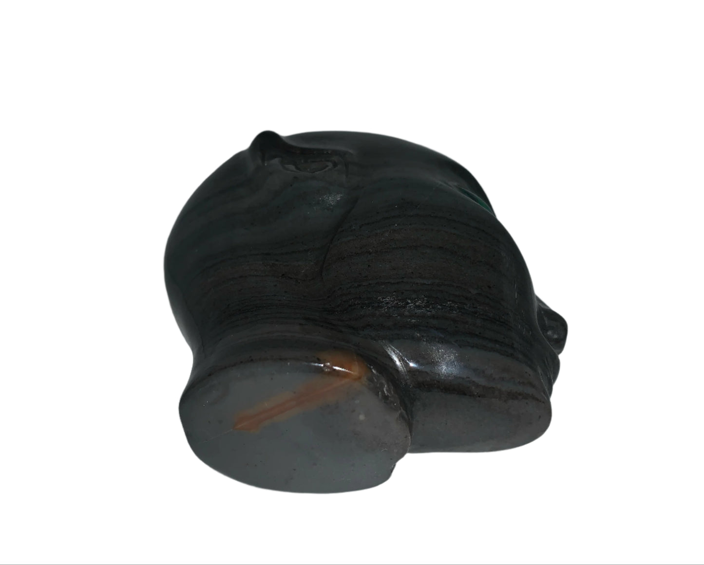 4" Polychrome Jasper w/ Malachite Eyes