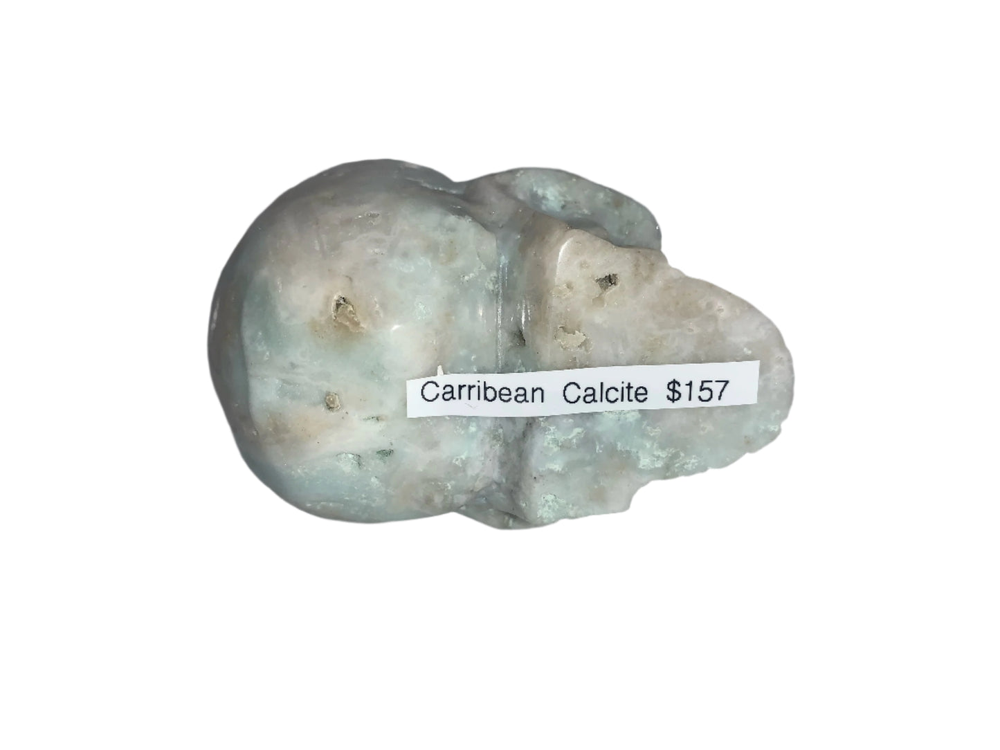 Cráneo de calcita caribeña de 3,7"